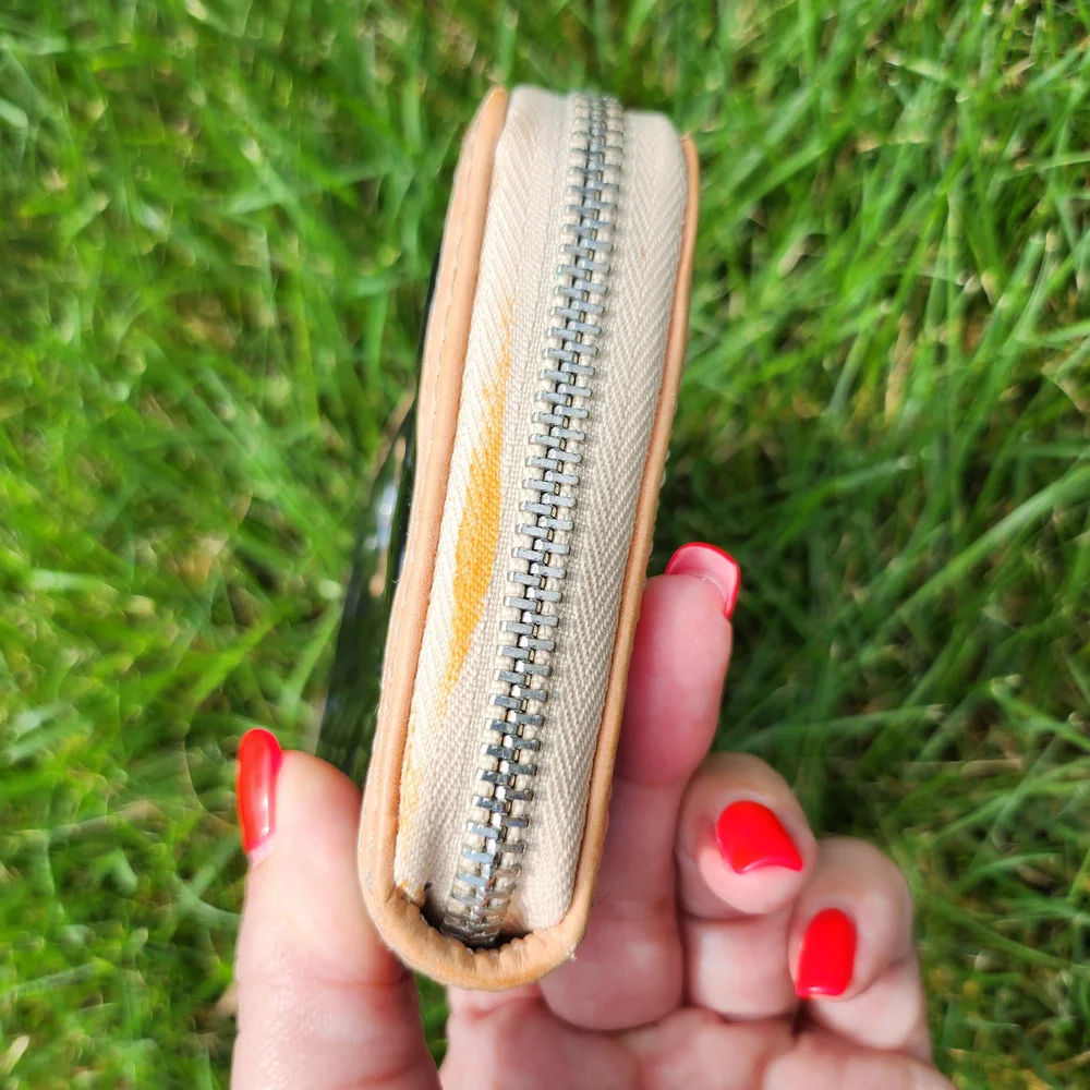 Coach Black and Tan Patent Leather Wallet - Picture 8 of 8